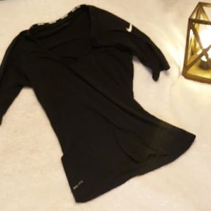 Black stretchy Nike shirt